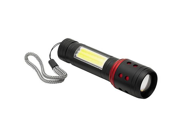 Карманный фонарик аккумуляторный Chage AL-506 с боковой панелью Zoom USB