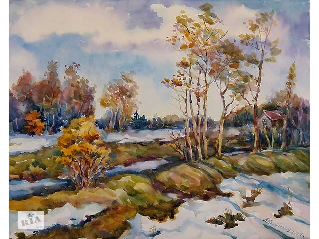 картина акварель - Фото 3