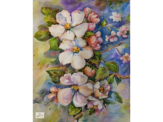 картина акварель - Фото 6