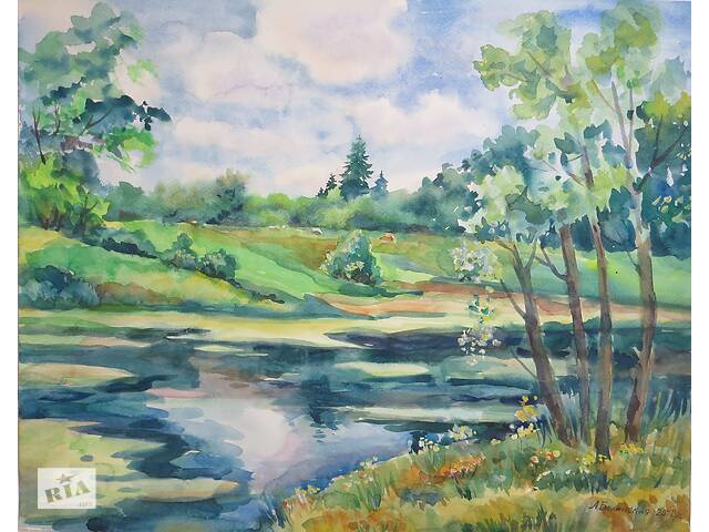 картина акварель - Фото 14