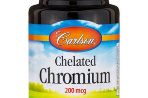 Хром хелат Carlson Labs 200 мкг 100 таблеток (34456)