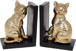 Книжный интерьерный держатель Bona Gold-Cats 25х9х17 см Золотой DP119971