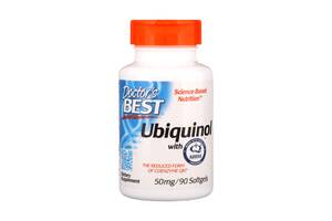 Коэнзим Doctor's Best, Q10, Ubiquinol, 50 мг, 90 капсул (9389)