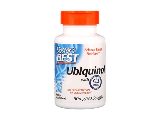 Коэнзим Doctor's Best, Q10, Ubiquinol, 50 мг, 90 капсул (9389)