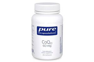 Коэнзим Pure Encapsulations, Q10, CoQ10, 60 мг, 120 капсул (20594)