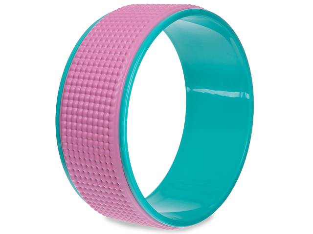 Колесо-кольцо для йоги Fit Wheel Yoga FI-2429 EVA, PP, р-р 33х14см Розовый-мятный (AN0724)