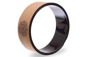 Колесо-кольцо для йоги пробковое Fit Wheel Yoga FI-1746 пробковое дерево, р-р 33x14см (AN0741)