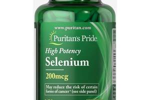 Комплекс Селен и Молибден Puritan's Pride Selenium 200 mcg 250 Tabs