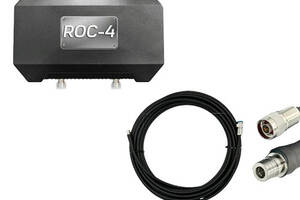 Комплект виносная антенна ROC-4 + Кабель RG-8 10м N-TYPE - QMA