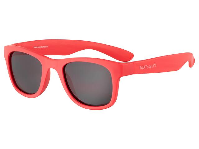 Koolsun Детские солнцезащитные очки красные серии Wave 3-10 лет