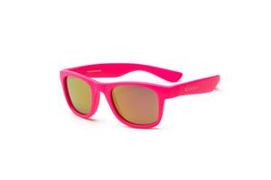 Koolsun Детские солнцезащитные очки неоново-розовые серии Wave (Размер: 3+)