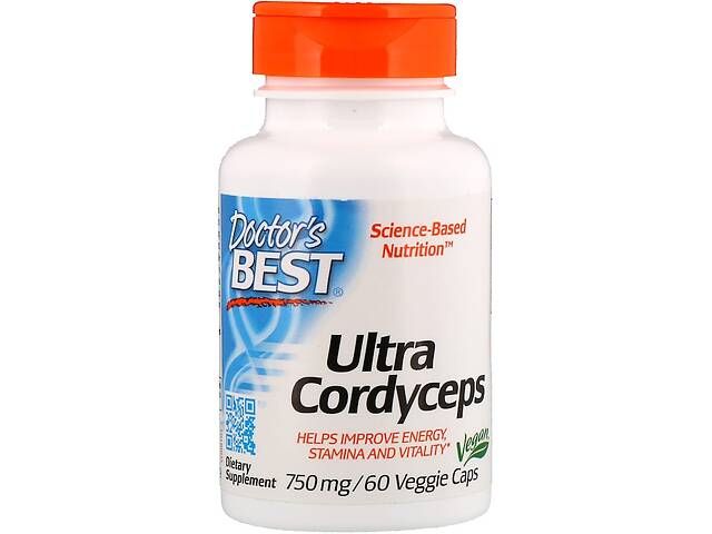Кордицепс ультра Doctor's Best 60 капс. (2582) - Пищевые добавки для ...