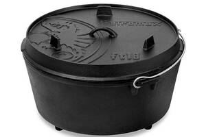 Котелок-жаровня чугунная Petromax Dutch Oven ft 18 на ножках 16,1 л (1017-ft18)