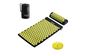 Коврик акупунктурный с валиком 4FIZJO Аппликатор Кузнецова 72 x 42 см 4FJ0086 Black/Yellow