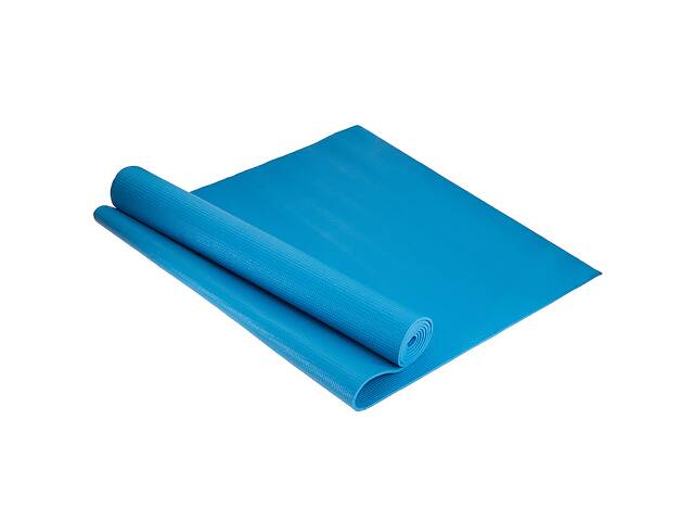 Коврик для фитнеса и йоги PVC 4мм SP-Planeta FI-4986 Синий
