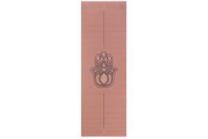 Коврик для йоги Bodhi Leela Hamsa Rose Tan 183x60x0.4 см