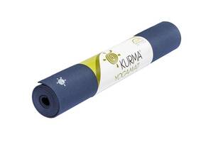Килимок для йоги Kurma Lite Grip синій 185х66х0.42 см