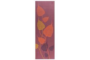 Коврик для йоги Leaves 3C Leela Collection Bodhi Красная Слива 183x60x0.45 см