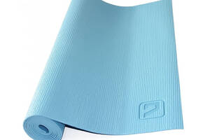 Коврик для йоги LiveUp PVC YOGA MAT Голубой (LS3231-04b)