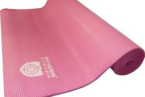 Коврик для йоги Power System PS-4014 Fitness Yoga Mat Pink