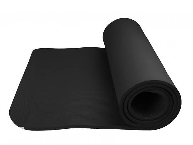 Коврик для йоги и фитнеса Power System PS-4017 FITNESS-YOGA MAT Black (PS-4017_Black)