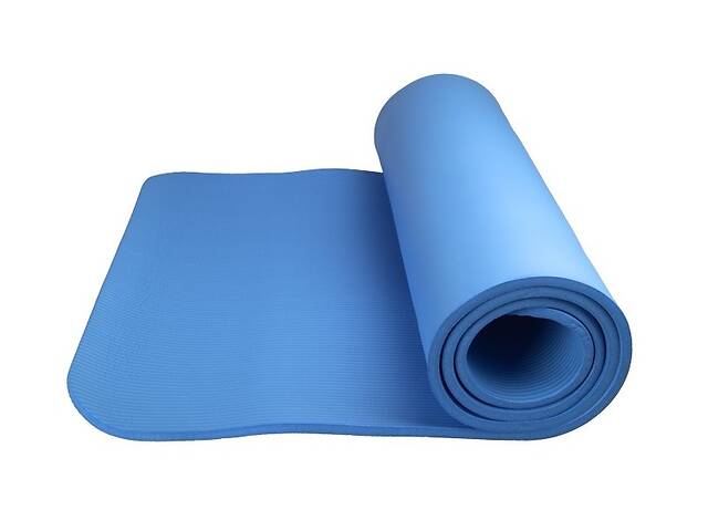 Коврик для йоги и фитнеса Power System PS-4017 FITNESS-YOGA MAT Blue (PS-4017_Blue)