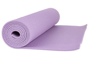 Коврик для йоги и фитнеса PowerPlay 4010 PVC Yoga Mat 173x61x0.6 см Лавандовый