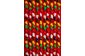 Коврик массажный 'Ортопед' MS-1215, 100х40 см (Красный ковролин)