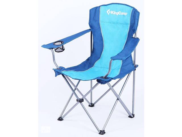 Кресло раскладное KingCamp Arms Chairin Steel KC3818 Blue, синий