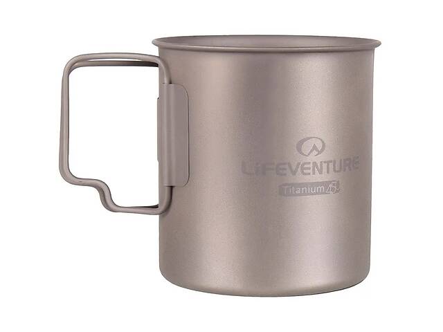 Кружка Lifeventure Titanium Mug 450 мл Сірий 9519