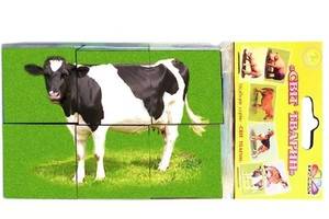 Кубики Гамма 'Світ тварин' набір з 6 кубиків у поліпропіленовій упаковці
