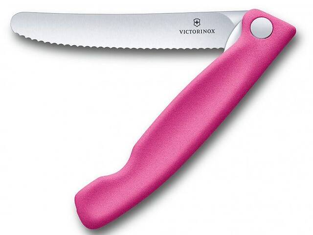 Кухонный нож Victorinox SwissClassic Foldable Paring розовый