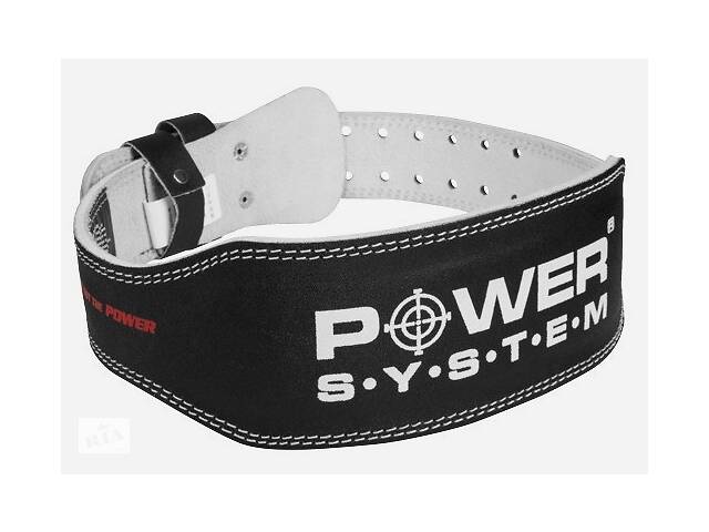 Пояс для важкої атлетики Power System PS-3250 Power Basic шкіряний Black S Купи уже сегодня!