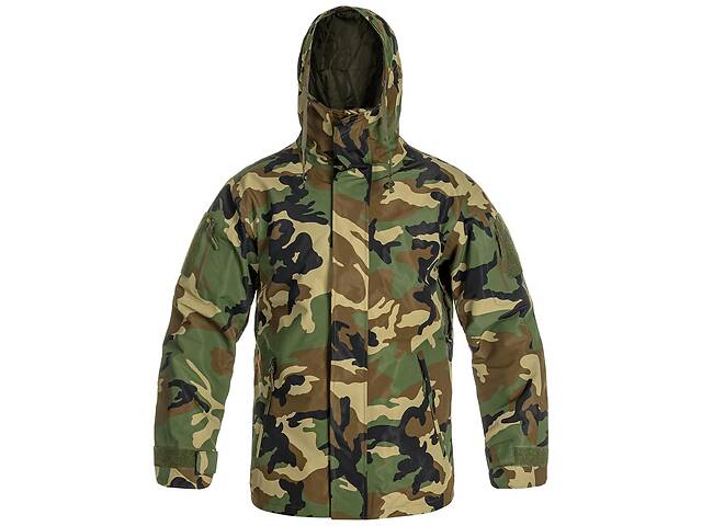 Куртка Mil-Tec Тепла Тактична Ecwcs Wet Weather Gen.II З Підкладкою Woodland XL