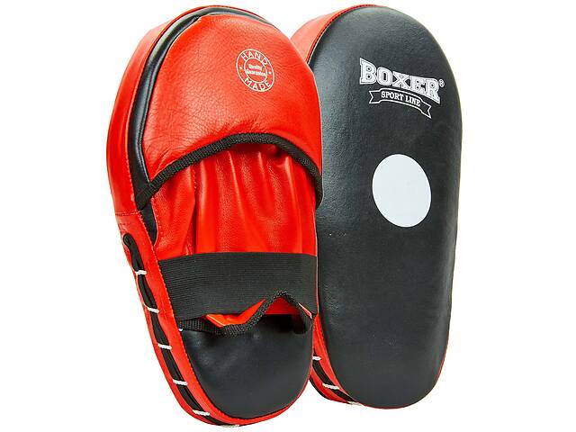 Лапа Прямая BOXER 2006-01 38х18х4,5 Черный-красный