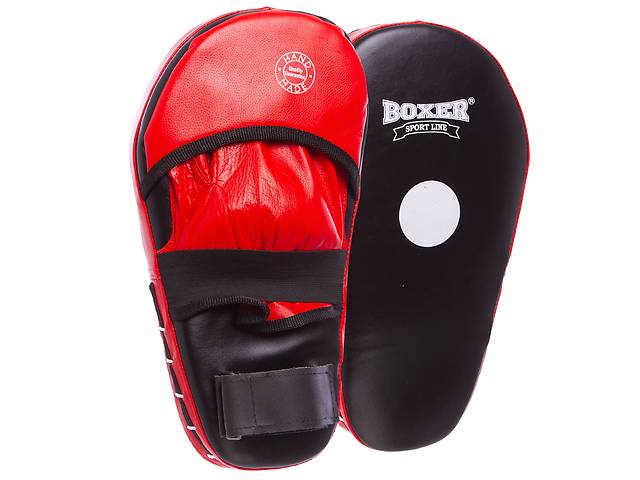 Лапа Прямая BOXER 2007-01 40х21х4,5 Черный-красный