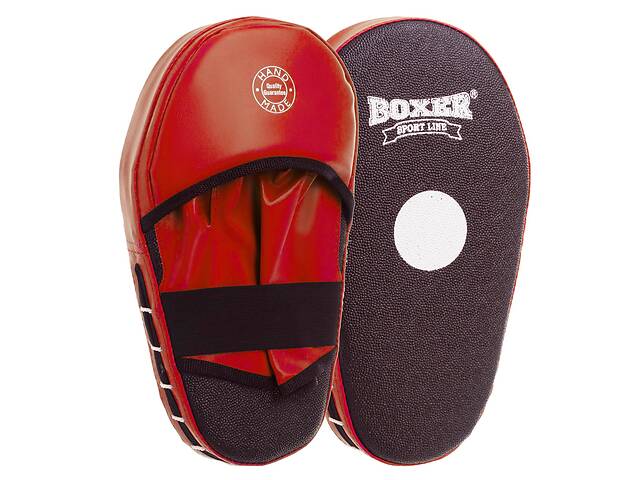 Лапа Прямая Кирза BOXER 2008-01 38х18х4,5 Черный-красный