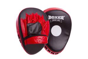 Лапа Изогнутая BOXER 2010-01 19х23х4 Черный-красный