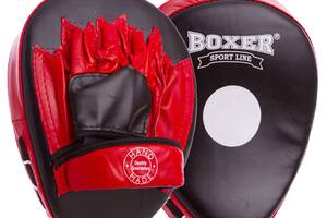 Лапа Изогнутая BOXER 2010-01 19х23х4 Черный-красный