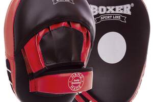 Лапа Изогнутая BOXER 2013-01 23х19х4,5 Черный-красный