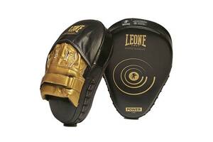 Лапы боксерские Leone Power Line Leone 1947 Черно-золотой (37333035)