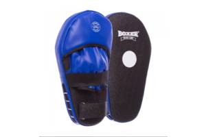 Лапы кикбоксерские прямые удлиненные кирза Boxer Sport Line (hub_vVfk23263)