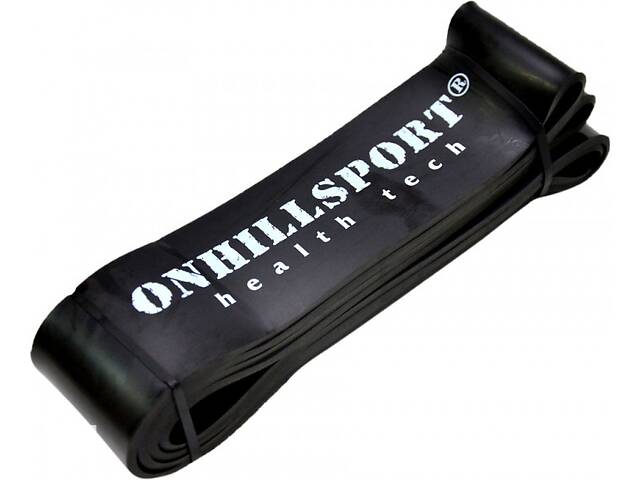 Латексный эспандер Onhillsport ширина 63 мм чёрный 25-70 кг LP-0005
