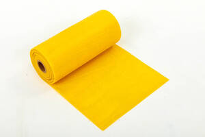 Лента эластичная для фитнеса и йоги в рулоне CUBE FI-6256-5_5 550 x 15 x 0.045 см Желтый