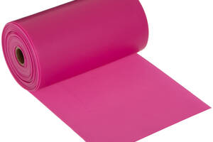 Лента эластичная для фитнеса и йоги Zelart FI-6256-10 10м x 15см x 0,45мм Розовый