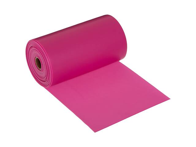 Лента эластичная для фитнеса и йоги Zelart FI-6256-10 10м x 15см x 0,45мм Розовый