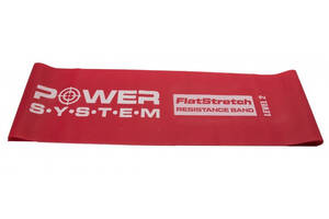 Лента-эспандер Power System PS-4122 Flat Stretch Band Level 2 Red