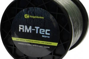 Леска RidgeMonkey RM-Tec Mono 1200m 0.35mm 12lb/5.4kg Зеленый (1013-9168.02.06)