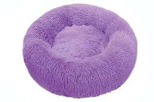 Лежак для животных плюшка Фауна Time to relax 55 см Фиолетовый