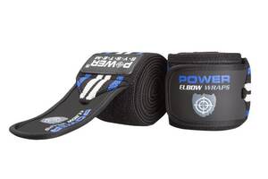 Локтевые бинты Power System Elbow Wraps PS-3600 Blue/Black